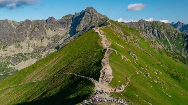 Polish-Slovak Border Landscape Timelapse - Summer in Tatra Mountains