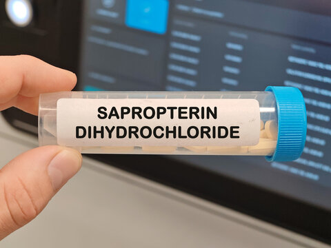SAPROPTERIN DIHYDROCHLORIDE phenylalanine hydroxylase cofactor for phenylketonuria tablets in laboratory