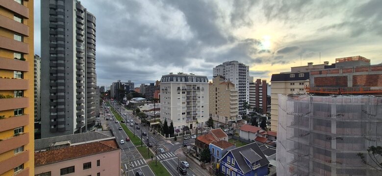 Curitiba - Regi&atilde;o do Batel, vista panor&acirc;mica, durante o dia.