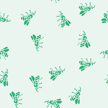 bee drone icon vector glyph seamless pattern bee drone icon sign illustration
