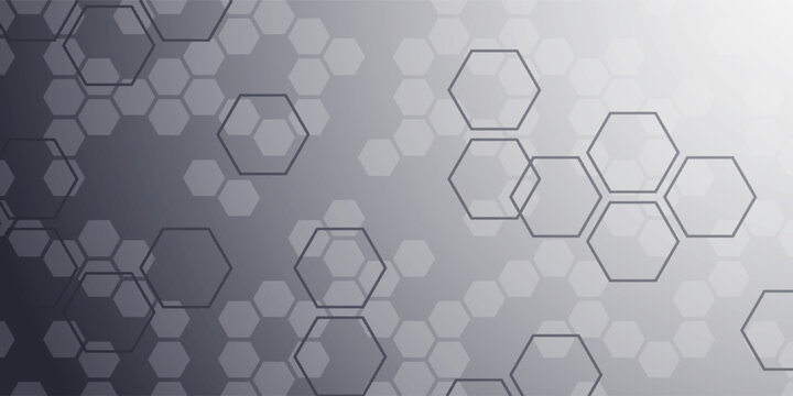 Light gray hexagon technology abstract background soft gradient minimalist honeycomb pattern with subtle hex outlines and faint nodes, cool professional tone,