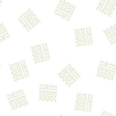 Naklejka premium forest park vector glyph seamless pattern forest park sign illustration