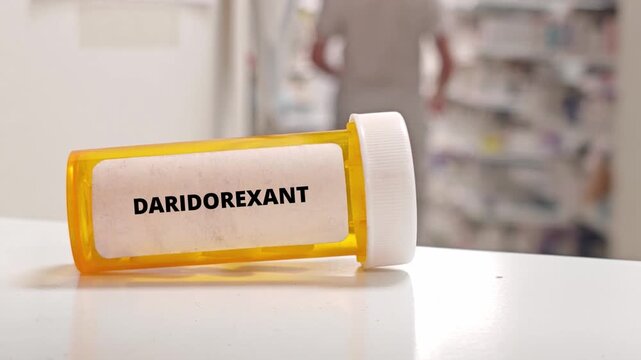 DARIDOREXANT orexin receptor antagonist for insomnia