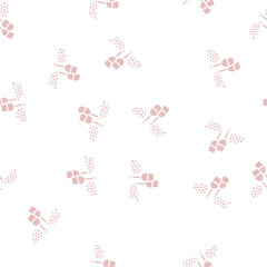 Obraz premium wine red white vector glyph seamless pattern wine red white sign illustration