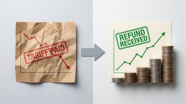 Business recovery from import duty loss to customs reimbursement gain with trade tax relief.