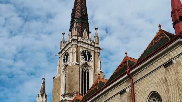 Roman Catholic Parish Church of &ldquo;The Name of Mary&rdquo;  in  Novi Sad, Serbia as city symbol