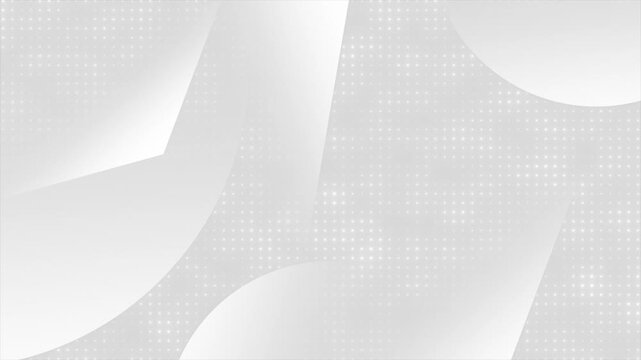 White color simple and clean moving abstract design loopable geometrical background for business purpose and presentation