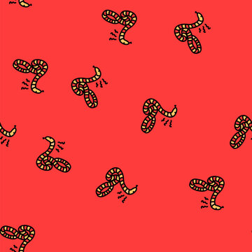 snakes ophidiophobia fear vector seamless pattern snakes ophidiophobia fear sign illustration