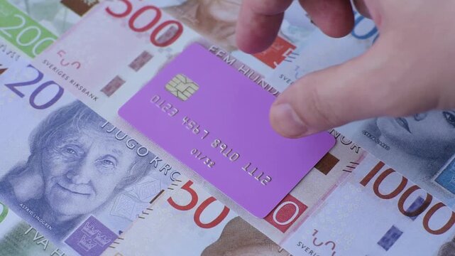 A credit card for contactless cashless payments via a terminal or online. A credit card for a financial background