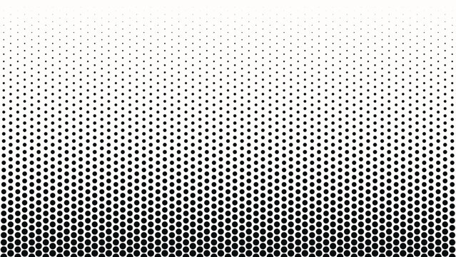 Black and White Abstract Dotted Fade Effect Texture