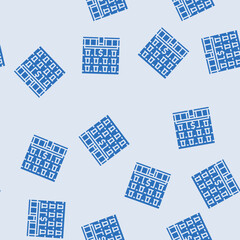 Obraz premium tax bank building vector glyph seamless pattern tax bank building sign illustration