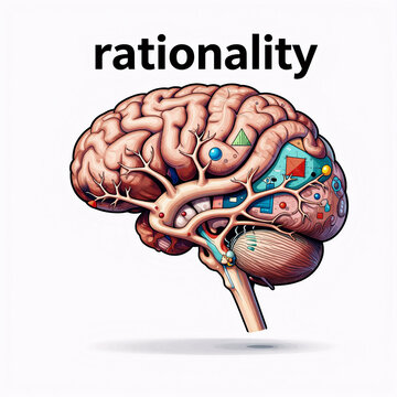 Celtic Art Brain Organization. Conceptual Illustration Of An Intelligent, Analytical Mind Capturing Effective And Efficient Information Through Logical Thinking