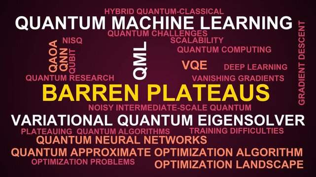 Barren Plateaus Word Cloud