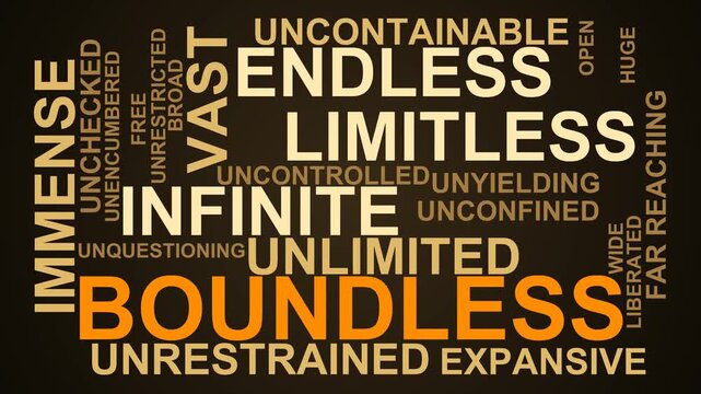 Boundless Word Cloud