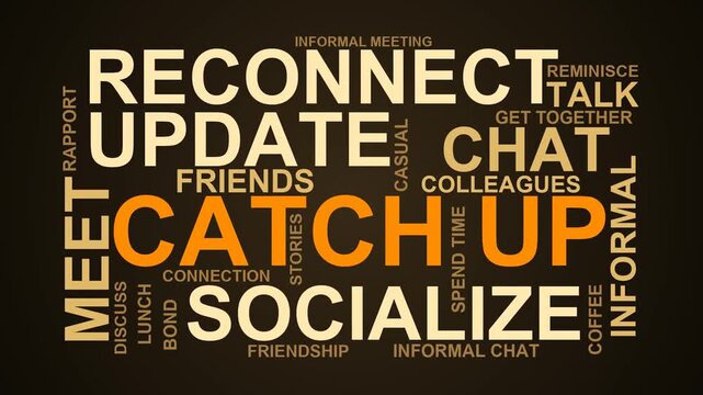 Catch Up Word Cloud