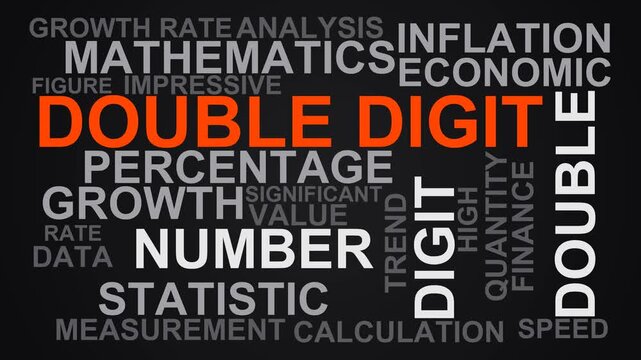 Double Digit Word Cloud