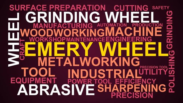 Emery Wheel Word Cloud