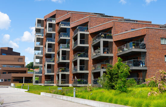 Sonderborg/Sonderburg, D&auml;nemark. Moderne Architektur am Stadthafen