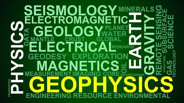 Geophysics Word Cloud