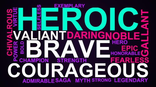 Heroic Word Cloud