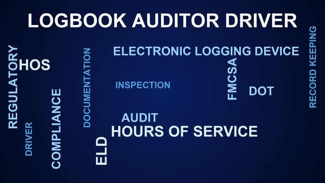 Logbook Auditor Driver Word Cloud