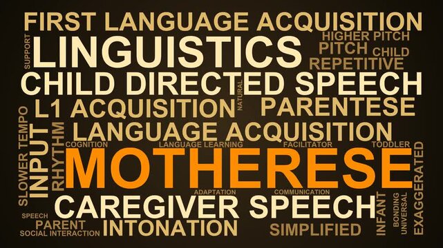 Motherese Word Cloud