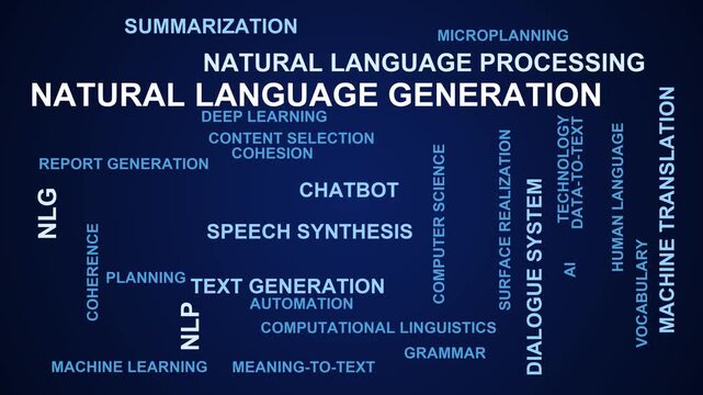 Natural Language Generation Word Cloud
