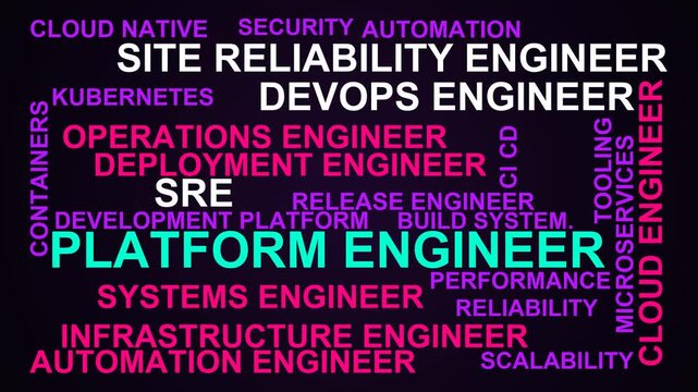 Platform Engineer Word Cloud