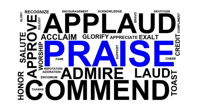 Praise Word Cloud