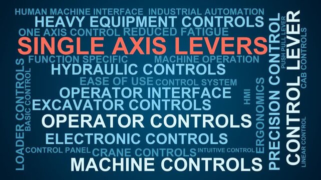 Single Axis Levers Word Cloud