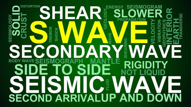 S Wave Word Cloud