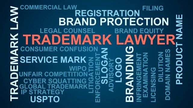 Trademark Lawyer Word Cloud
