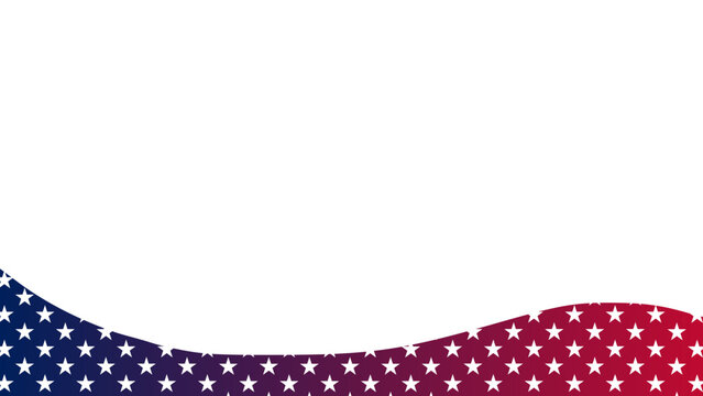usa flag background vector illustration