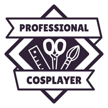 Professional cosplayer badge