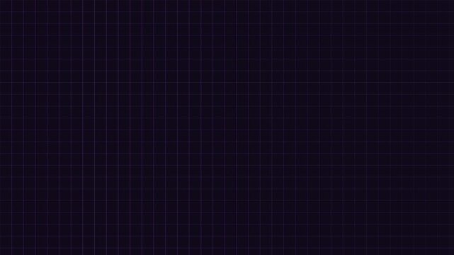 Dark purple grid animation 4k background, with subtle glowing, lines for digital, technology and data, science presentations