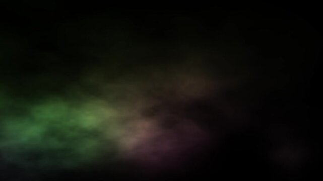 Abstract blurred color gradient in dark space