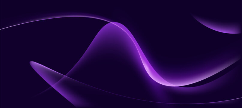 Luxury Purple black curve background, abstract elegant background vector for branding presentation and ad poster