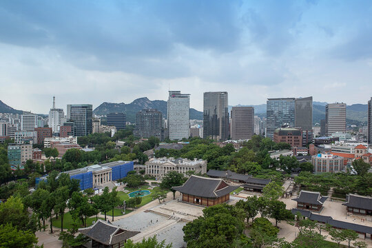 덕수궁, 한국, 서울, 중구, 정동, 도시, 과거와 현재, 궁궐, 겨운궁, 조선 시대의 궁궐, 여행, 풍경, 추억, 나들이
