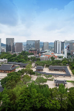 덕수궁, 한국, 서울, 중구, 정동, 도시, 과거와 현재, 궁궐, 겨운궁, 조선 시대의 궁궐, 여행, 풍경, 추억, 나들이