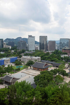 덕수궁, 한국, 서울, 중구, 정동, 도시, 과거와 현재, 궁궐, 겨운궁, 조선 시대의 궁궐, 여행, 풍경, 추억, 나들이