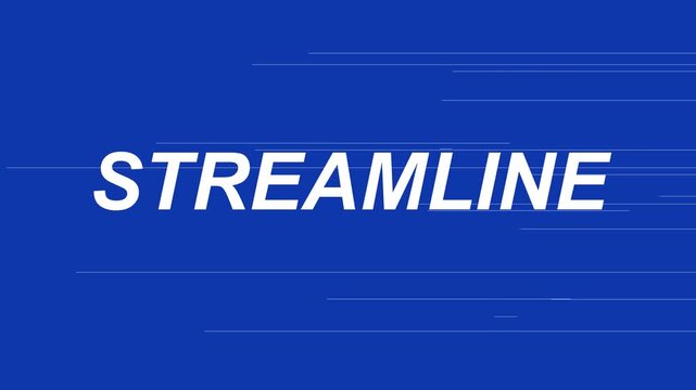 Streamline motion background, with dynamic horizontal, speed lines and, minimalist typography for, corporate branding and, tech animation 4k