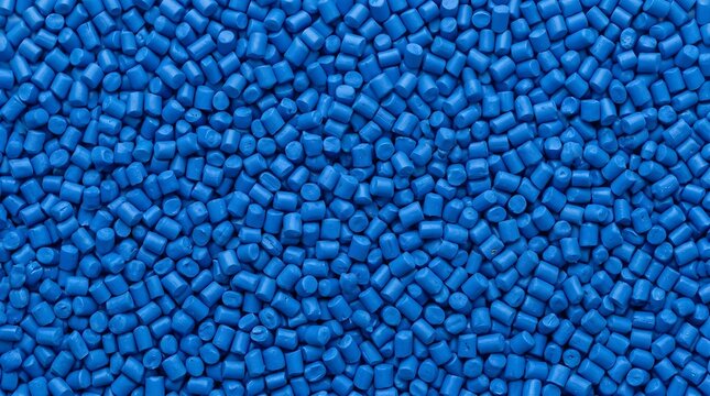 Plastic grade blue polymer granules for pipe extrusion and petrochemical use