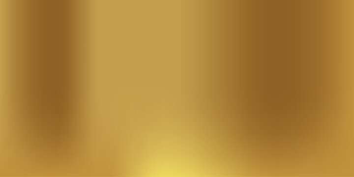 Modern gold background with modern luxury gradient, rough and shabby surface background.