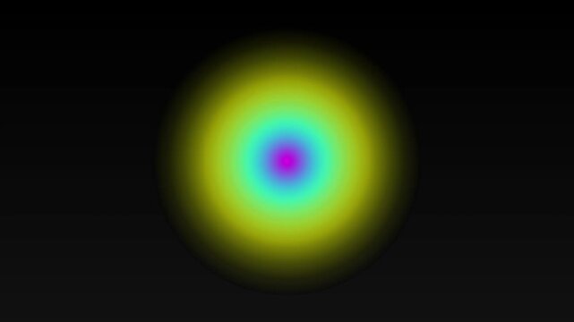 Greater than 2028 text animation with glowing neon gradient circle 4k background, for future planning, and business strategy presentations