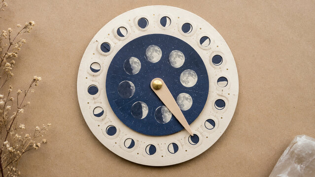 Lunar Calendar Moon Phase Wheel