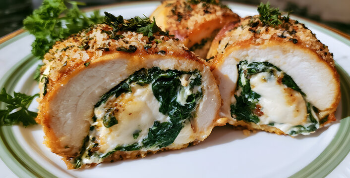 ほうれん草とチキンのイタリアンロール