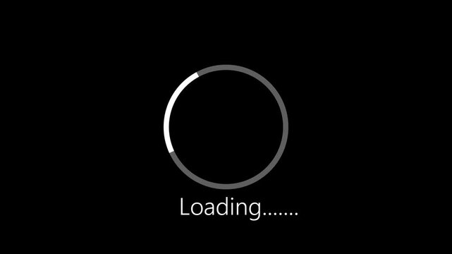 circle loding animation Beautiful Circle Loading icon animation.loading progress bar loading animation for website.