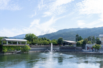 Obraz premium 南禅寺船溜の噴水