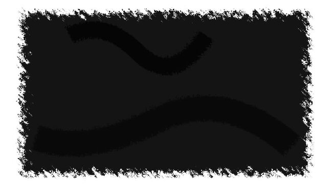 Abstract animation of flowing wavy lines with textured borders