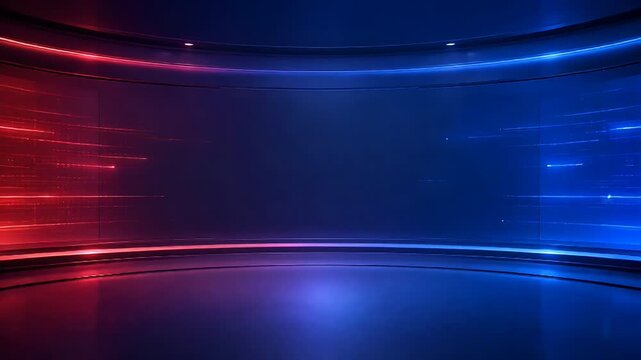 News Studio Background for Breaking News Presentation